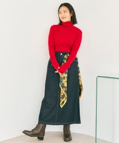 caqu FS 4/5丈 デニムスカート