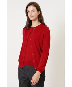 DAKS クルーネックウールニットカーディガン