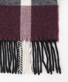 JOSEPH ABBOUD 【カシミヤ混・イタリア製】ビックビックチェック　ストール