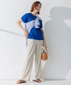 23区 S 【洗える/好評につき新色追加】レーヨンポリエステルストレッチ プルオーバー ニット