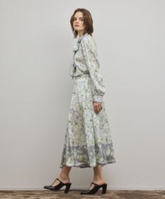 GRACE CONTINENTAL フルーツフラワープリントスカート