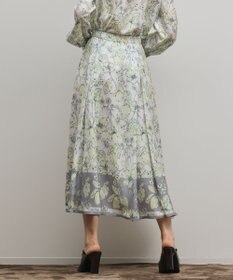 GRACE CONTINENTAL フルーツフラワープリントスカート