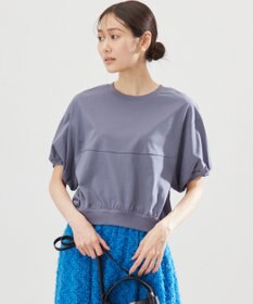 組曲 L 【WEB限定】クールプレーティング天竺スエットライク カットソー