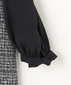 組曲 【KUMIKYOKU NAVY】ラメループモールツイード ワンピース