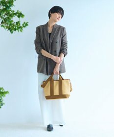 TOPKAPI 【Breath TOPKAPI】スコッチグレイン ネオレザー トート バッグ ショルダー付き M