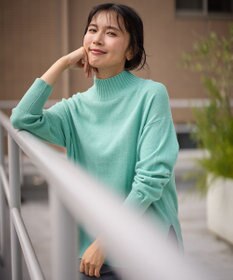 ANY 【手洗い可】イタリーヤーンウールカシミヤミックスプルオーバー