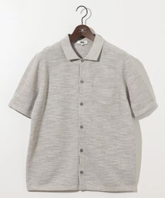 JOSEPH ABBOUD 【イタリア糸使用/軽い/洗える/サスティナブル】スラブギマ ニット シャツ