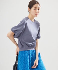 組曲 L 【WEB限定】クールプレーティング天竺スエットライク カットソー