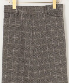 組曲 S 2WAYウォームストレッチ ストレートチェックパンツ