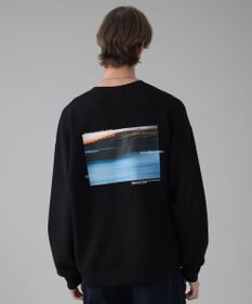 WEGO 【ユニセックス着用ITEM/2点SET/MLサイズ展開】アクセ付きフォトグラフィックプルオーバー