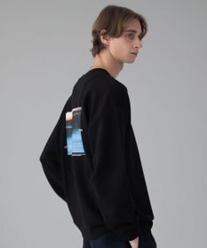 WEGO 【ユニセックス着用ITEM/2点SET/MLサイズ展開】アクセ付きフォトグラフィックプルオーバー