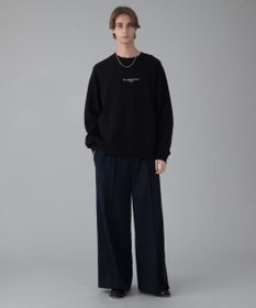 WEGO 【ユニセックス着用ITEM/2点SET/MLサイズ展開】アクセ付きフォトグラフィックプルオーバー