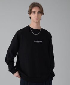 WEGO 【ユニセックス着用ITEM/2点SET/MLサイズ展開】アクセ付きフォトグラフィックプルオーバー