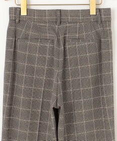 組曲 S 2WAYウォームストレッチ ストレートチェックパンツ