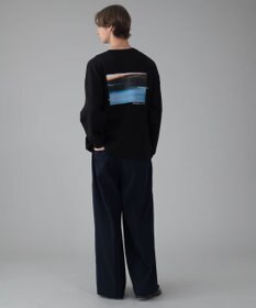 WEGO 【ユニセックス着用ITEM/2点SET/MLサイズ展開】アクセ付きフォトグラフィックプルオーバー