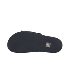INTER-CHAUSSURES 【ANGEL ALARCON】フットベッドラフィアスライドサンダル