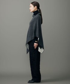 自由区 【カタログ掲載】ボイルドウール ポンチョ