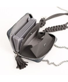 UNBILLION ペルケ perche / マルチスタッズジャバラチャームウォレットショルダー