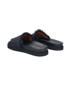 INTER-CHAUSSURES 【ANGEL ALARCON】フットベッドラフィアスライドサンダル