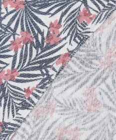 JOSEPH ABBOUD 【リネン素材/清涼感/吸水速乾】リネンハニカムプリント 半袖 シャツ