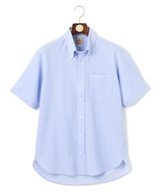 J.PRESS MEN 酷暑の清潔感もこれ一枚で【吸水速乾 / 抗菌防臭 / 防シワ】【J.PRESS OXFORD JERSEY】カノコインレイ半袖 シャツ / B.D.