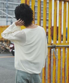 WEGO メッシュニットプルオーバー（LS）