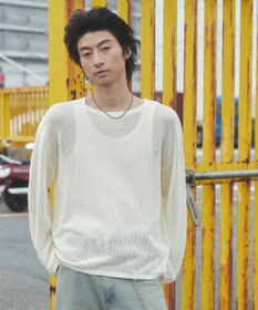 WEGO メッシュニットプルオーバー（LS）