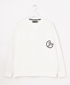 PW CIRCULUS 【MEN】【洗える】ロゴ クルーネック スウェット