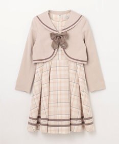 ANY KIDS ジャケット付き チェック ワンピース