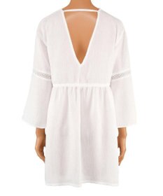 San-ai Resort（三愛水着楽園） 楊柳×レース　羽織り　F【San-ai Resort（サンアイリゾート）】