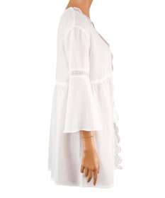 San-ai Resort（三愛水着楽園） 楊柳×レース　羽織り　F【San-ai Resort（サンアイリゾート）】