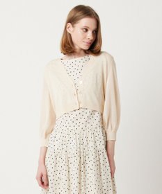 TOCCA 【洗える！】SHEER KNIT カーディガン