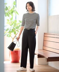 ANY リブボーダーニット