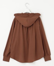 Feroux 【接触冷感・UVカット・吸水速乾】ラッシュガードフリル パーカー