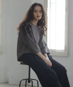 Green Parks ■ＥＳＣＡＲ　リボンコード刺繍プルオーバー