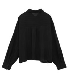 Green Parks サイドドロストショート丈シャツ（無地）