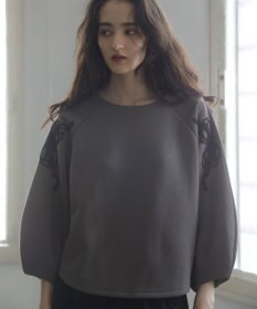 Green Parks ■ＥＳＣＡＲ　リボンコード刺繍プルオーバー