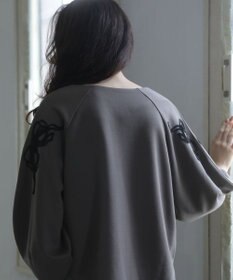 Green Parks ■ＥＳＣＡＲ　リボンコード刺繍プルオーバー