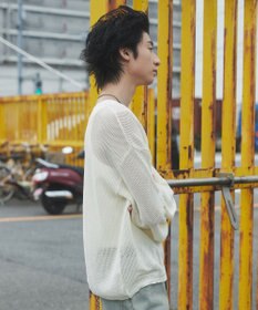 WEGO メッシュニットプルオーバー（LS）