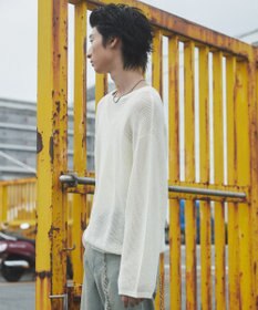 WEGO メッシュニットプルオーバー（LS）