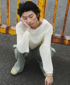 WEGO メッシュニットプルオーバー（LS）