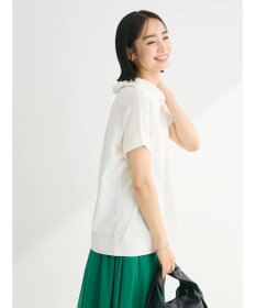 Green Parks フレンチスリーブ抜け襟カットプルオーバー