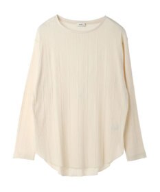 earth music&ecology コットンシアークルーネックプルオーバー