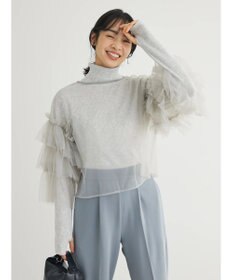 Green Parks ・ＥＬＥＮＣＡＲＥ　ＤＵＥ　２ｗａｙチュールブラウス