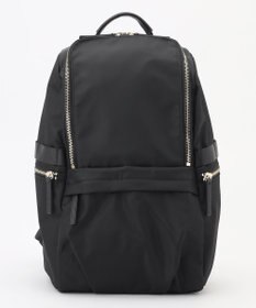 ICB 【A4サイズ収納可・容量約14L】8ポケットメタルファスナー ナイロンリュック