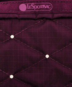 LeSportsac RECTANGULAR COSMETIC/ワインキルトスタッズ