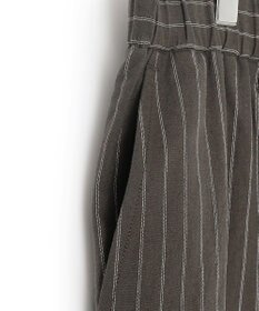 J.PRESS YORK STREET 【UNISEX】コットンリネンイージーストライプ パンツ