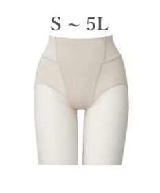 BRADELIS New York 【BRADELIS NewYork peace】綿混楽々ソフトガードル24 お尻周りをスッキリ補整 クロッチ付きで一枚ばき可能 ガードルショーツ
