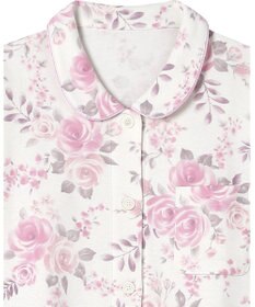 Wing パジャマ 長袖 長ズボン 綿混(本体) あったか レディース EP6016 ウイング／ワコール