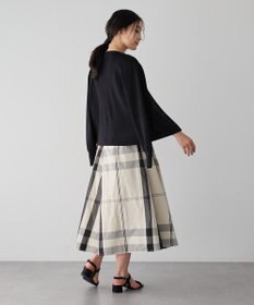 YECCA VECCA [撥水]メモリーフレアスカート